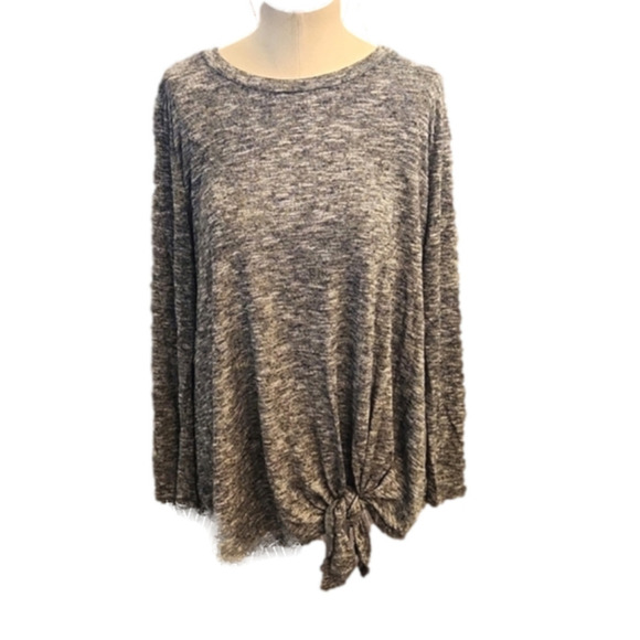 WOMENS MATERNITY Time & Tru long sleeve tie top size Large - Picture 1 of 9